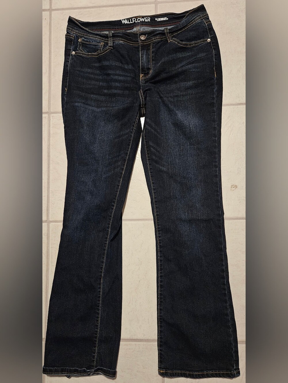 Wallflower Dark Indigo Boot Cut Jeans